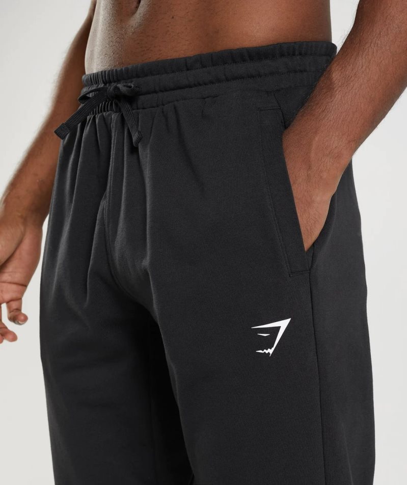 Men's Gymshark Essential Oversized Jogger Black | CA 3A071N